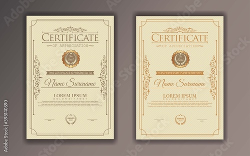 certificate template design