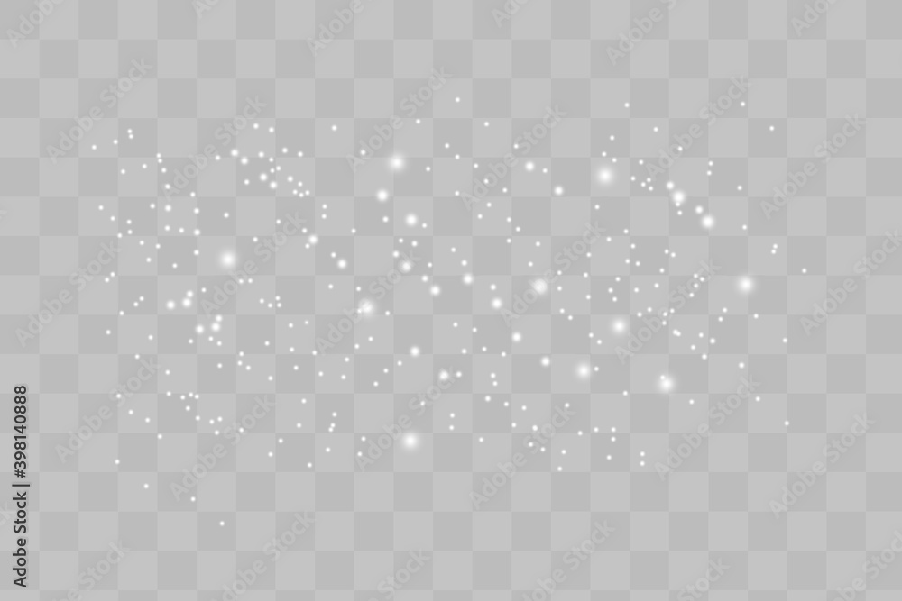 White sparks glitter special light effect. Vector sparkles on transparent background. Christmas abstract pattern. Sparkling magic dust particles White sparks glitter special light effect. Vector sparkles on transparent background. Christmas abstract pattern. Sparkling magic dust particles