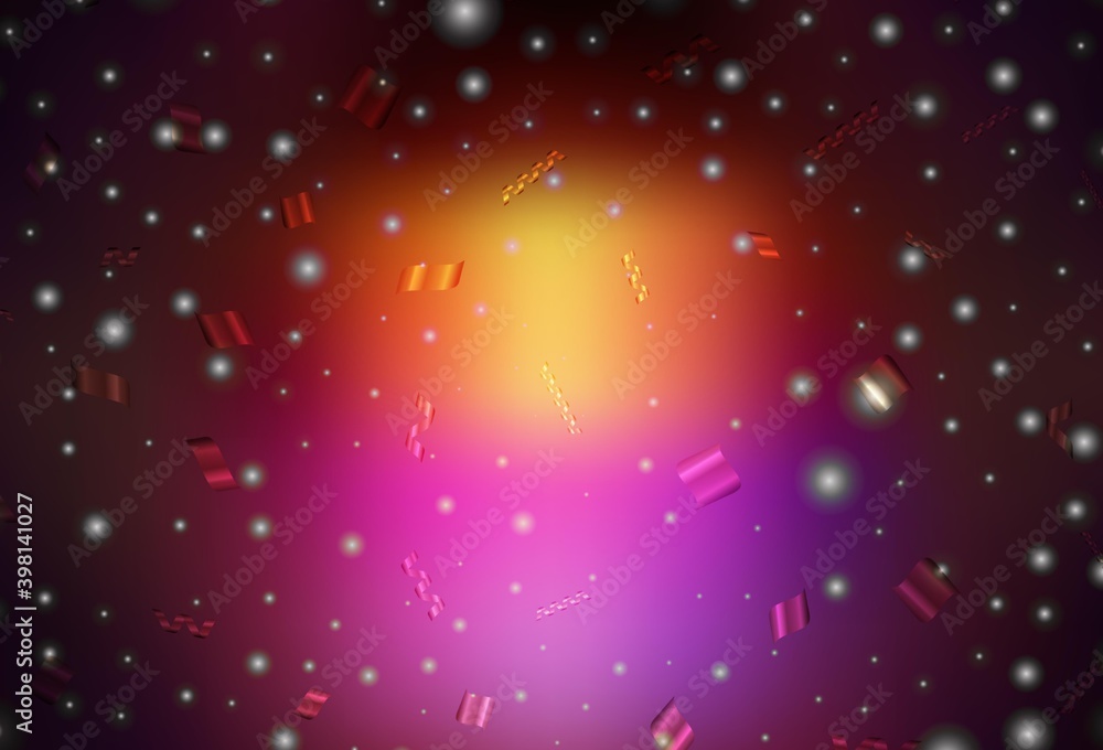 Dark Pink, Yellow vector background in Xmas style. Dark Pink, Yellow vector background in Xmas style.
