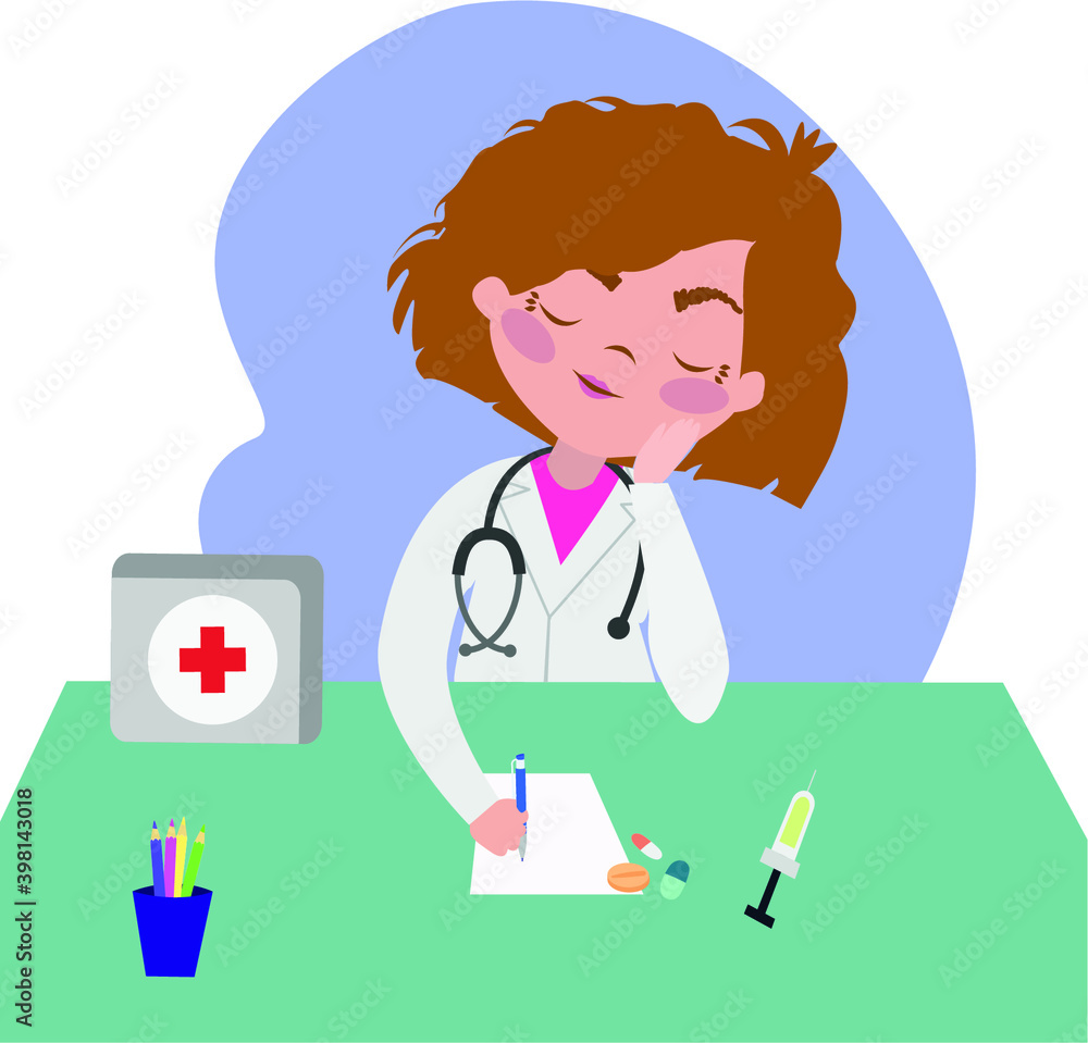 female doctor writing a prescription female doctor writing a prescription