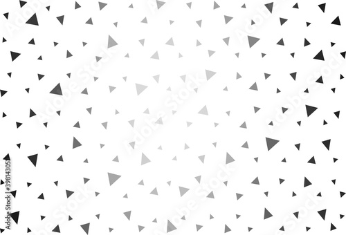 Light Gray vector polygonal template.