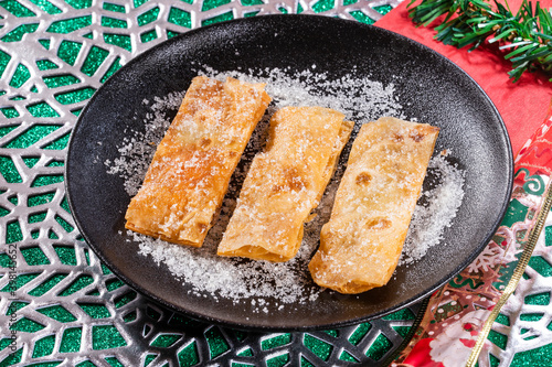 puff pastry to sweeten the Colombian Christmas dinner