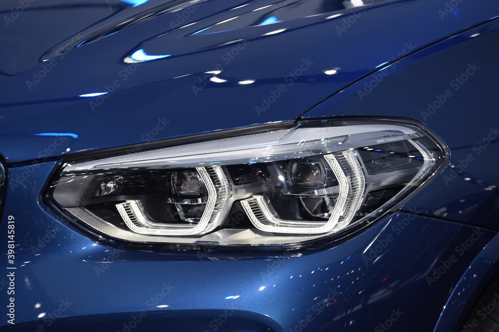 custom made wallpaper toronto digitalBeautiful parts of the new car. Car headlights, headlights, body lights, modern and sporty look