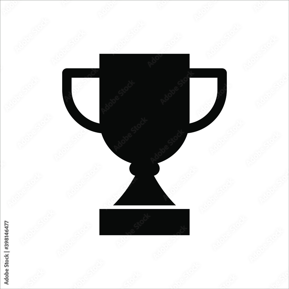 First prize trophy icon, winner vector illustration and icon First prize trophy icon, winner vector illustration and icon