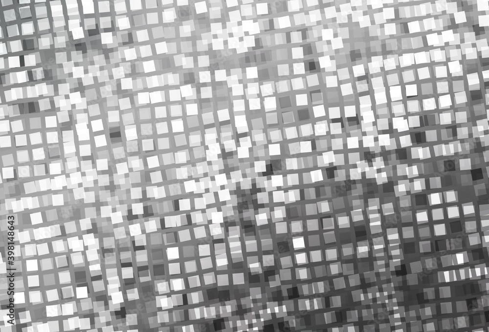 Fototapeta premium Light Gray vector background with rectangles.