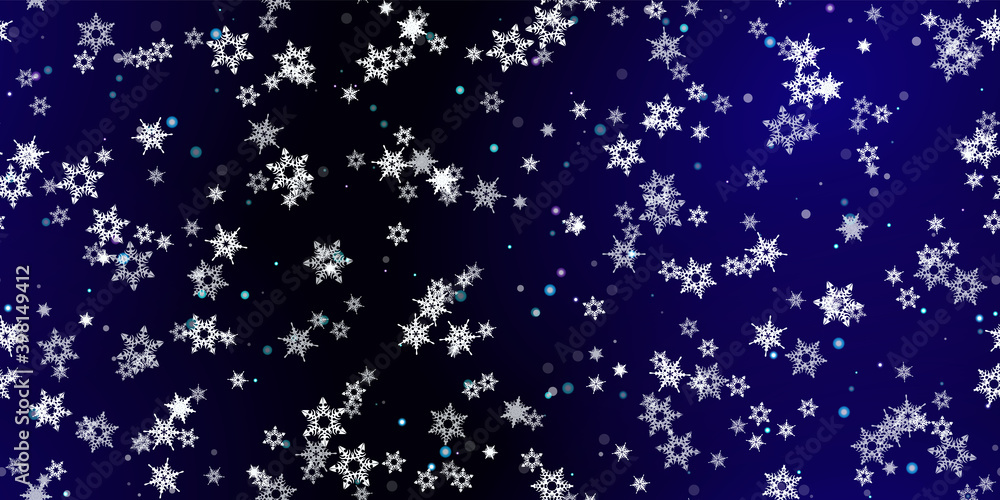 Falling Snowflakes seamless pattern flying snow Falling Snowflakes seamless pattern flying snow