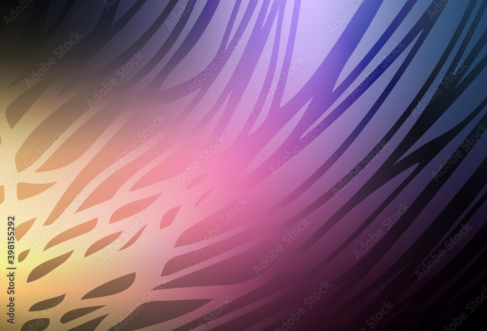 Dark Pink, Yellow vector blurred bright texture. Dark Pink, Yellow vector blurred bright texture.