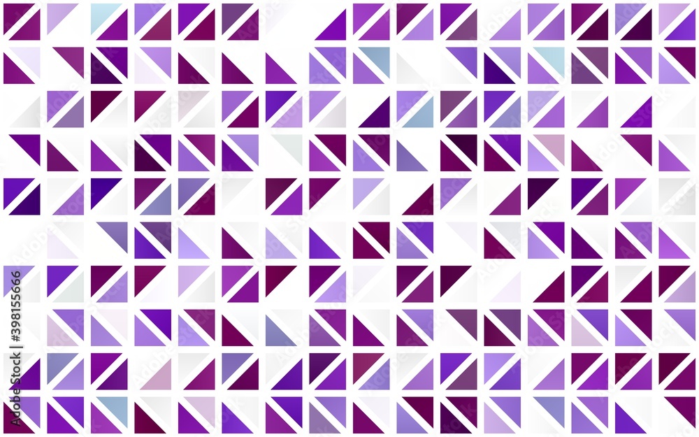 Light Purple vector seamless template with crystals, triangles. Beautiful illustration with triangles in nature style. Pattern for design of fabric, wallpapers. Light Purple vector seamless template with crystals, triangles. Beautiful illustration with triangles in nature style. Pattern for design of fabric, wallpapers.