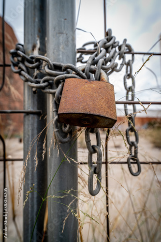 padlock and chain