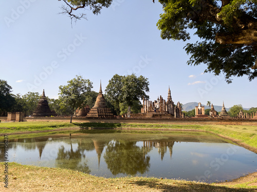 Wat Mahathat Temple  Sukhothai Province Is a temple in the area of Sukhothai since ancient times Wat Mahathat is located in the Sukhothai Historical Park.
