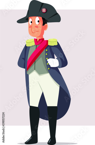 Napoleon Bonaparte Vector Caricature Illustration