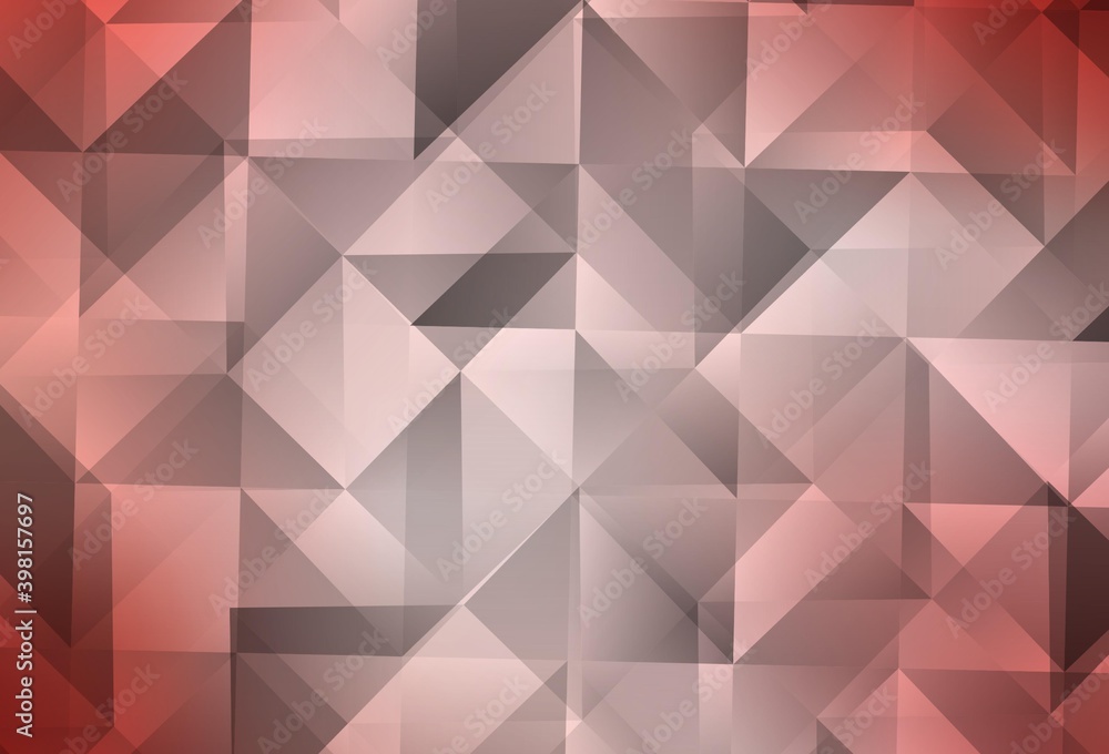 Light Red vector abstract polygonal pattern. Light Red vector abstract polygonal pattern.