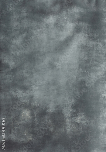 Gray with vignetting textured hand painted backdrop 