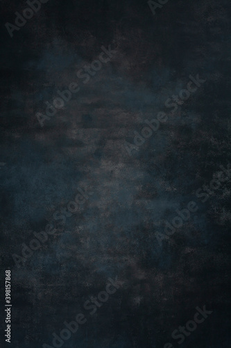 Black textured hand painted backdrop with vignetting
