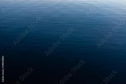 Deep blue water ripple texture vibrant monochrome river sea canal