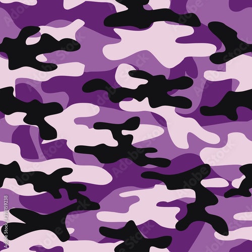 military camouflage vector seamless print