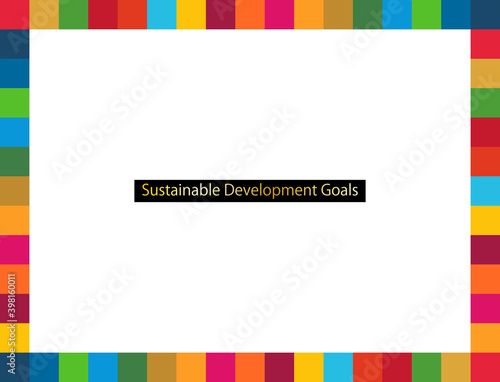 SDGsのためのRGB指定色フレーム（スウォッチ付）