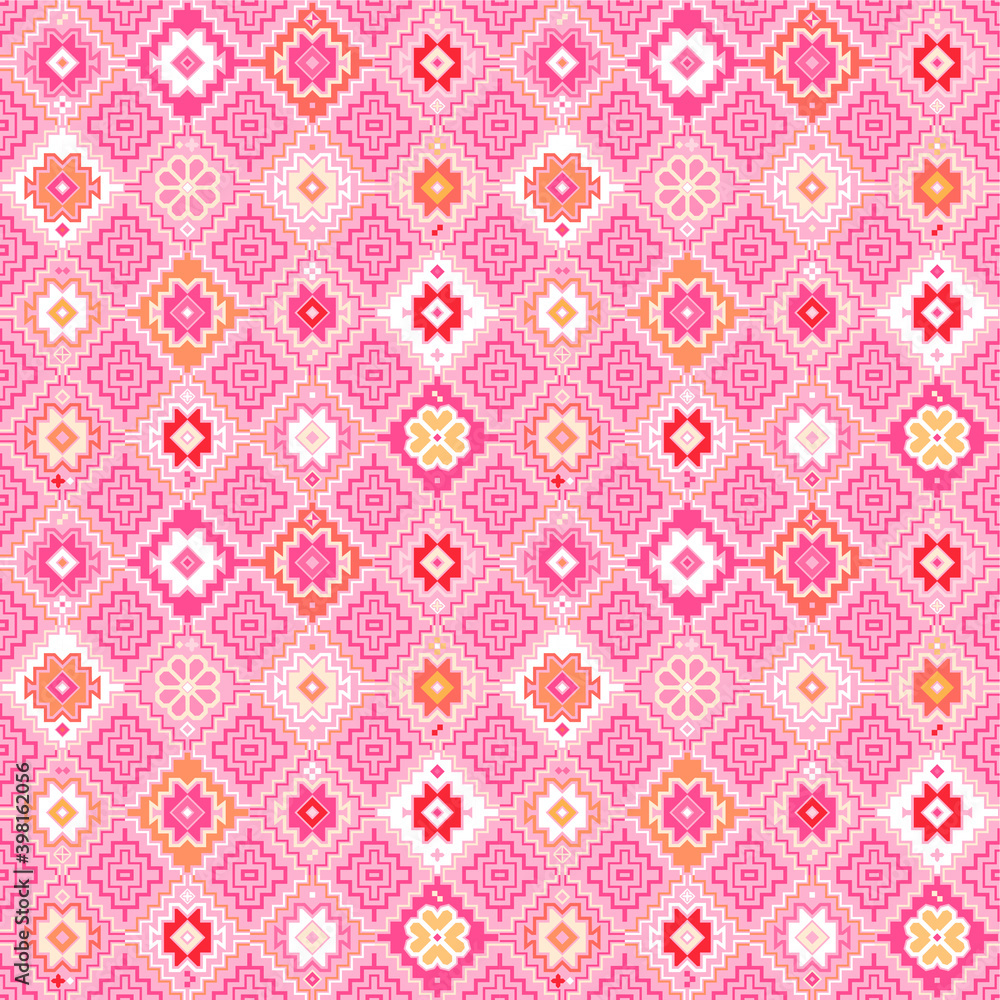 Kilim Bohemian Seamless Pattern Kilim Bohemian Seamless Pattern