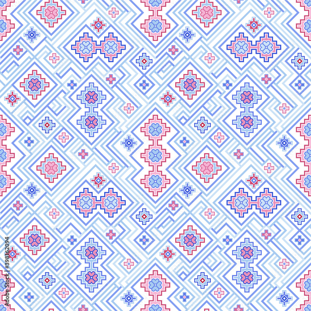 Kilim Bohemian Seamless Pattern Kilim Bohemian Seamless Pattern