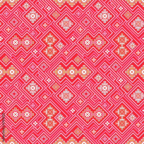 Kilim Bohemian Seamless Pattern