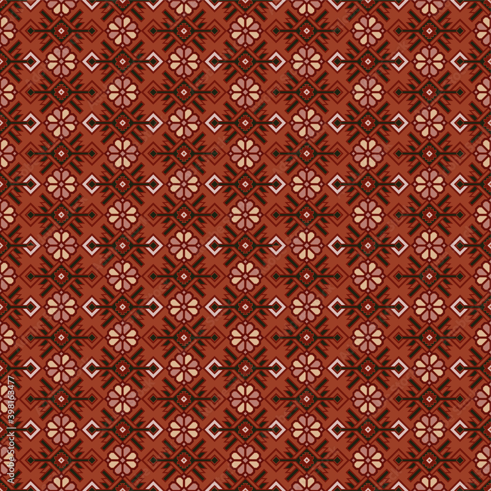 Kilim Bohemian Seamless Pattern Kilim Bohemian Seamless Pattern
