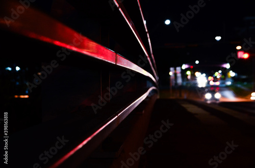 traffic in night