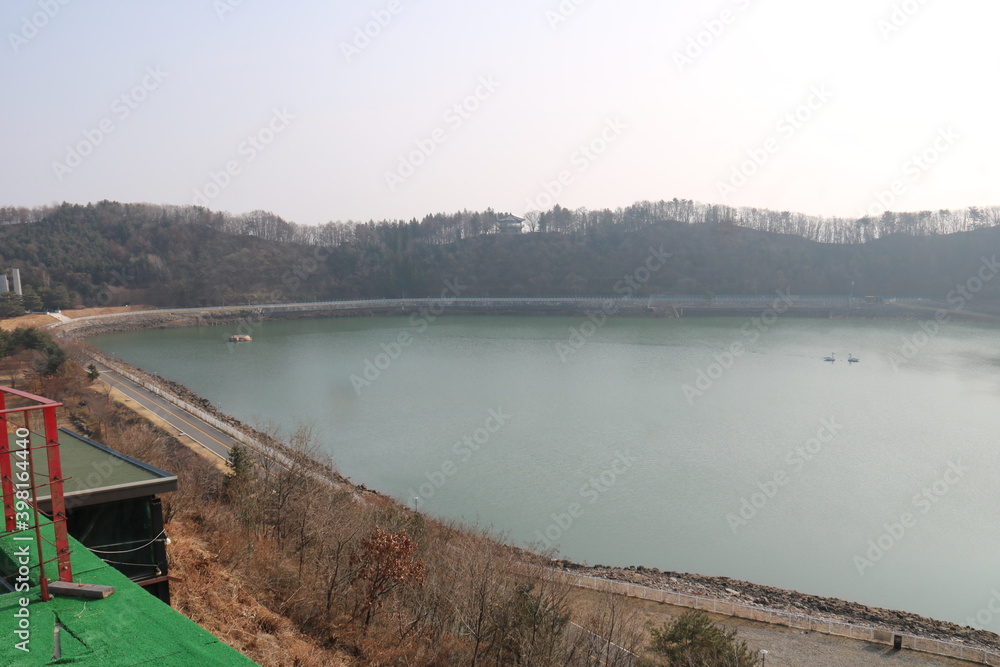 Fototapeta premium lake in the morning