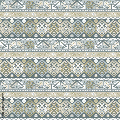 Kilim Bohemian Seamless Pattern