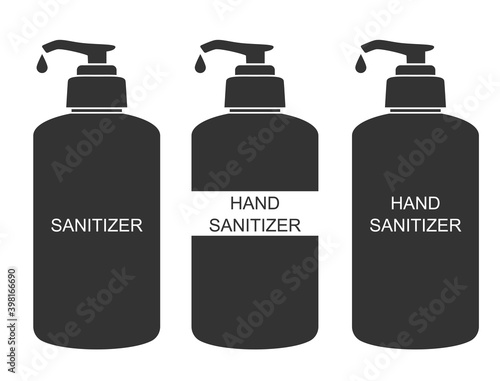 Hand sanitizer in three models