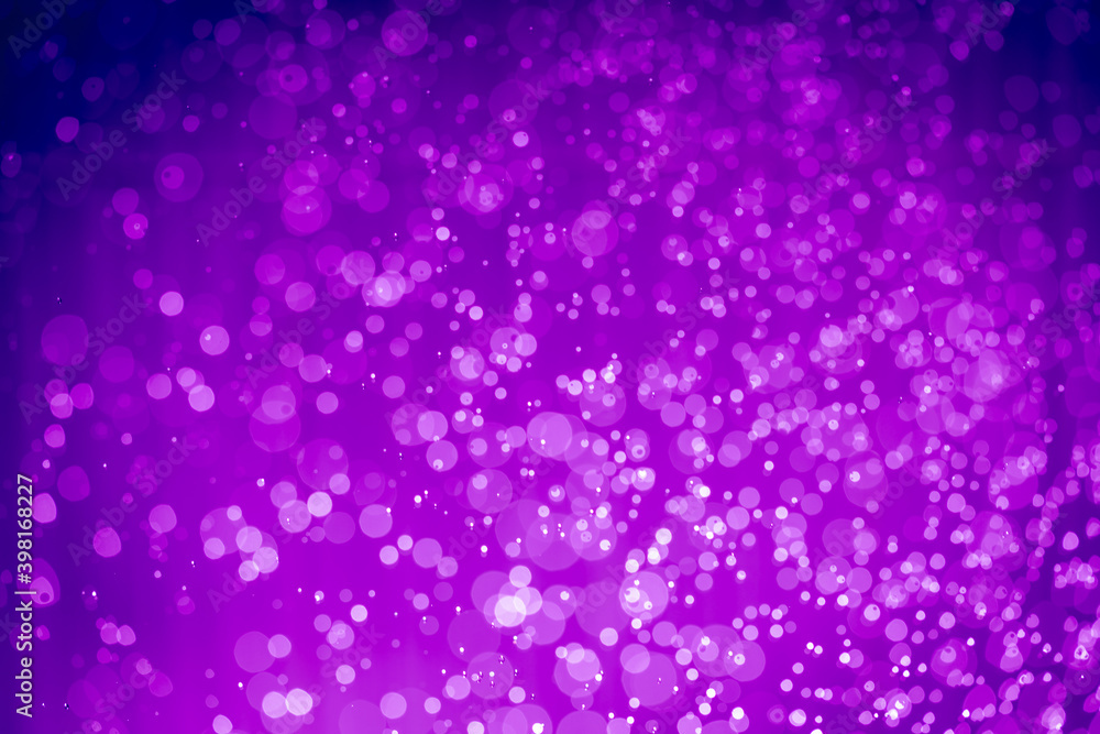 Fototapeta premium Abstract violet purple glitter lights defocused bokeh