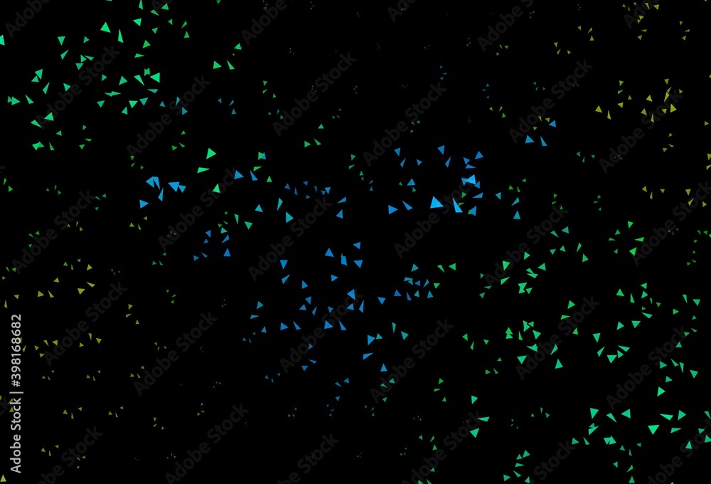 Dark Blue, Yellow vector texture with triangular style. Dark Blue, Yellow vector texture with triangular style.