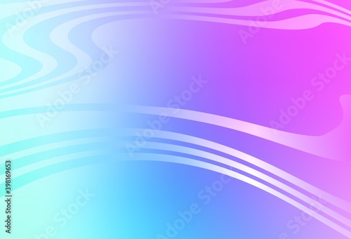 Light Pink  Blue vector blurred shine abstract background.