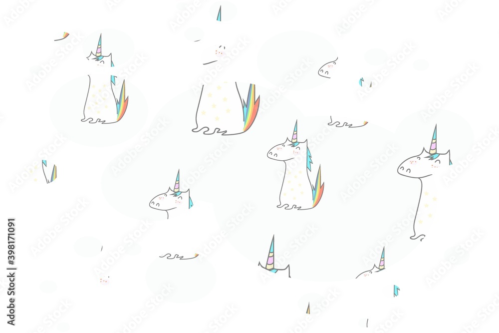 Colourful and stylish patterns created graphically Colourful and stylish patterns created graphically