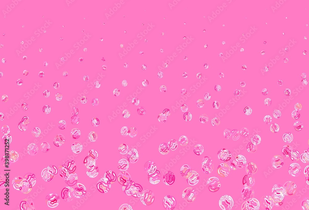 Light Red vector backdrop with dots. Light Red vector backdrop with dots.