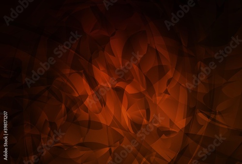 Dark Red vector backdrop with memphis shapes.