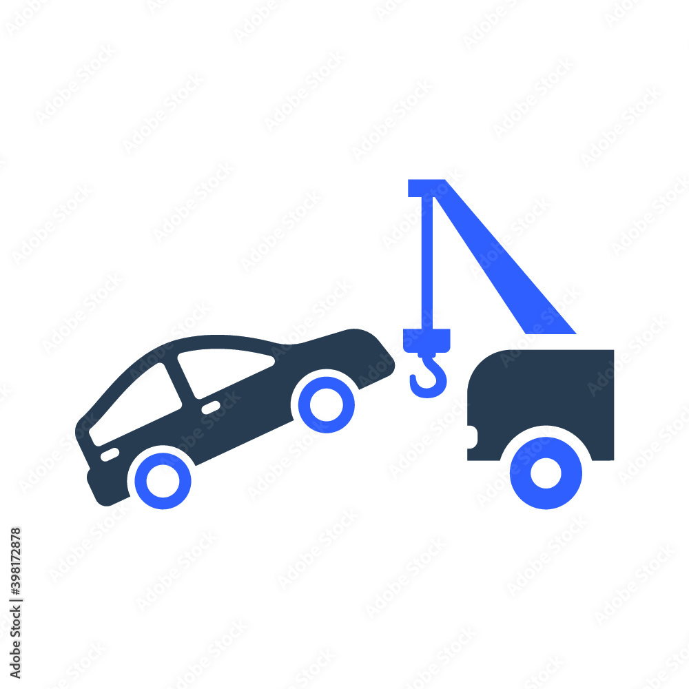 Car Towing Icon Car Towing Icon