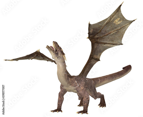 3d render of a fantasy dragon © Andreas Meyer
