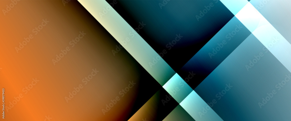 Obraz premium Fluid gradients with dynamic diagonal lines abstract background. Bright colors with dynamic light and shadow effects. Vector wallpaper or poster