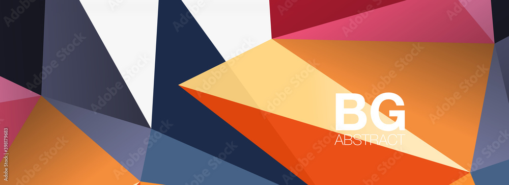 3d mosaic abstract backgrounds, low poly shape geometric design 3d mosaic abstract backgrounds, low poly shape geometric design