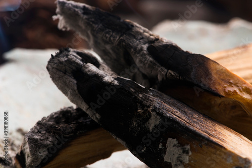 Wallpaper Mural Smudging ceremony using Peruvian Palo Santo holy wood incense stick Torontodigital.ca