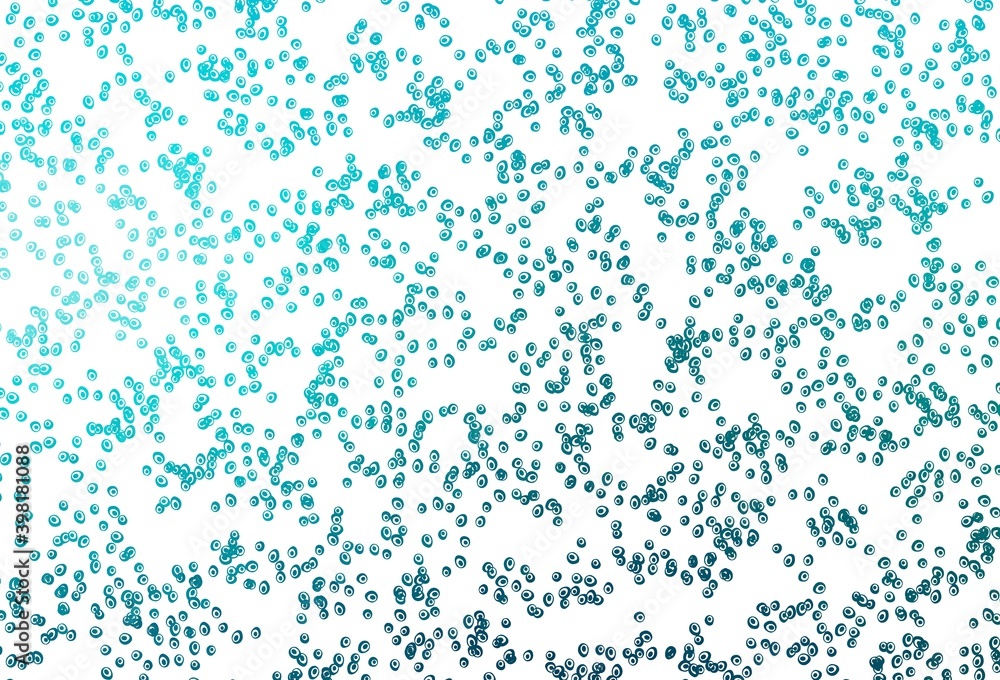 Light BLUE vector layout with circle shapes. Light BLUE vector layout with circle shapes.