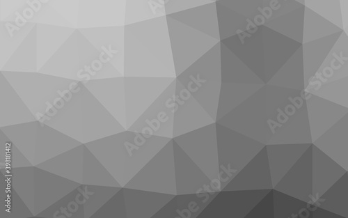 Fototapeta Naklejka Na Ścianę i Meble -  Light Silver, Gray vector triangle mosaic template. A sample with polygonal shapes. Polygonal design for your web site.