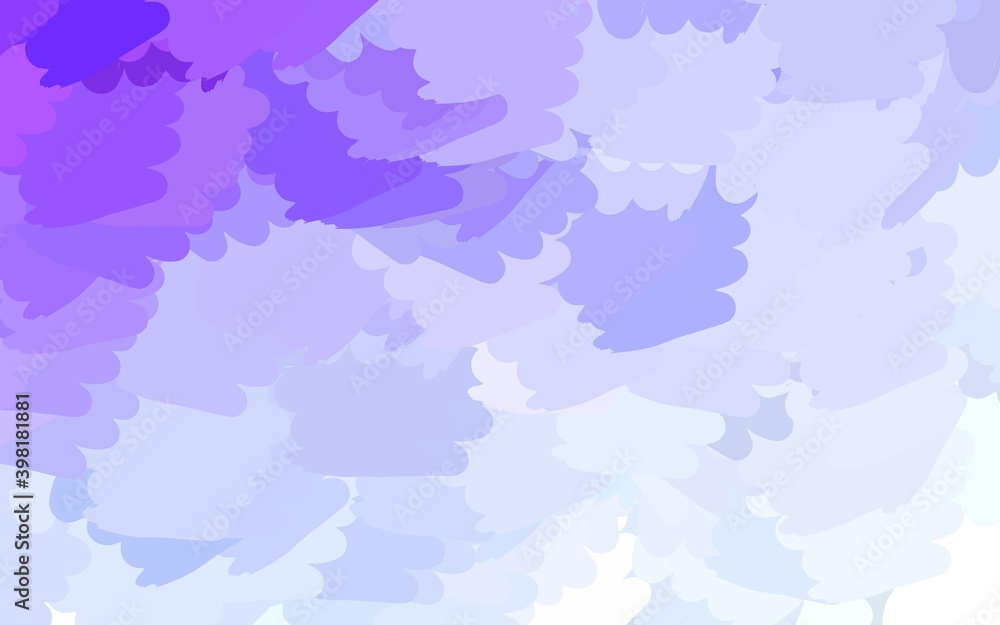 Light Purple vector texture with abstract forms. Light Purple vector texture with abstract forms.