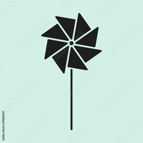 Windmill toy icon vector illustration design isolated