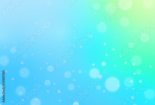 Light Blue, Green vector background in Xmas style.