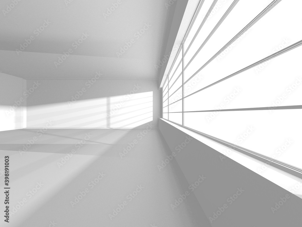 Obraz premium White Modern Background. Abstract Building Concept