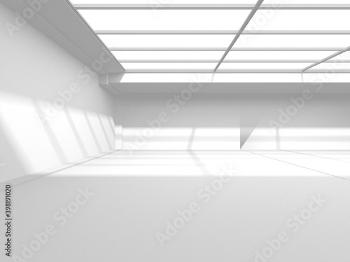 White Modern Background. Abstract Building Concept