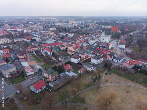 Obraz na płótnie Szydłowiec jesienią/Szydlowiec town in autumn, Mazovia, Poland w salonie