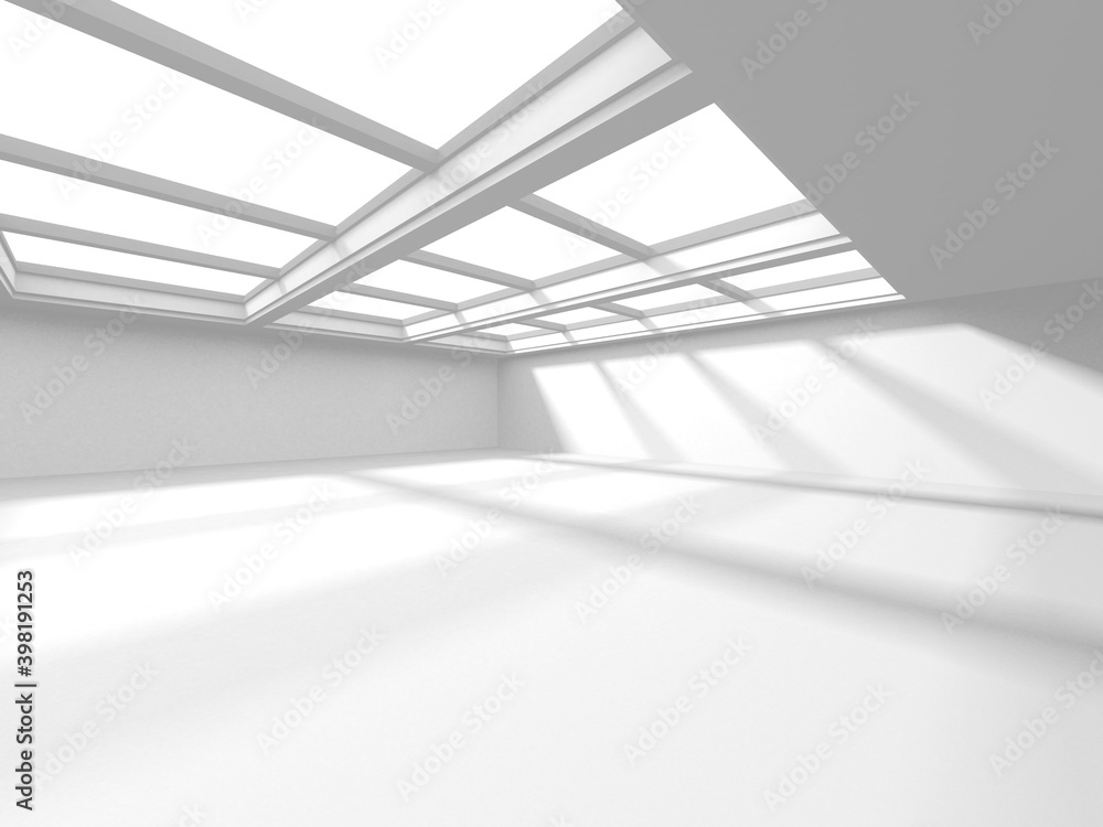Obraz premium Abstract White Architecture Design Concept