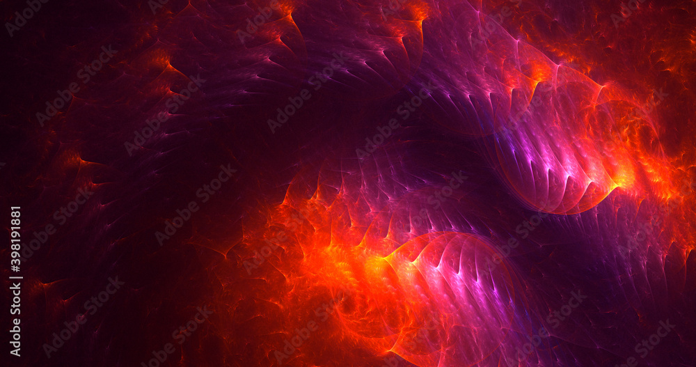 3D rendering abstract multicolor fractal light background 3D rendering abstract multicolor fractal light background